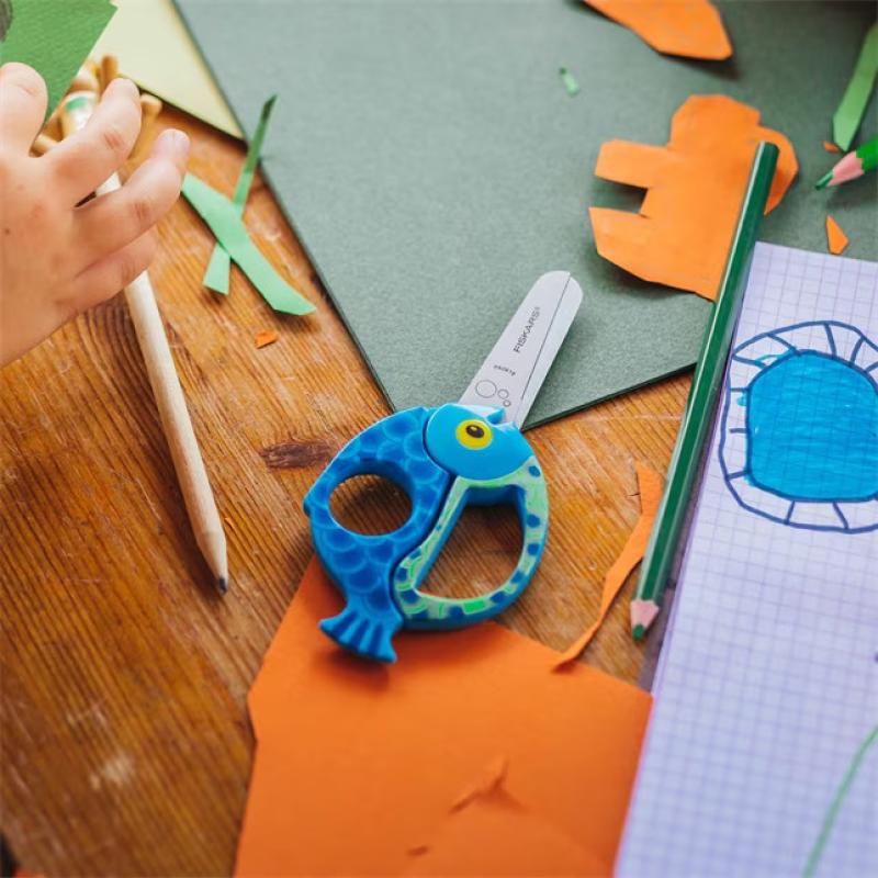 Fiskars Animals Kinderschere 13cm Motiv Fisch 4+